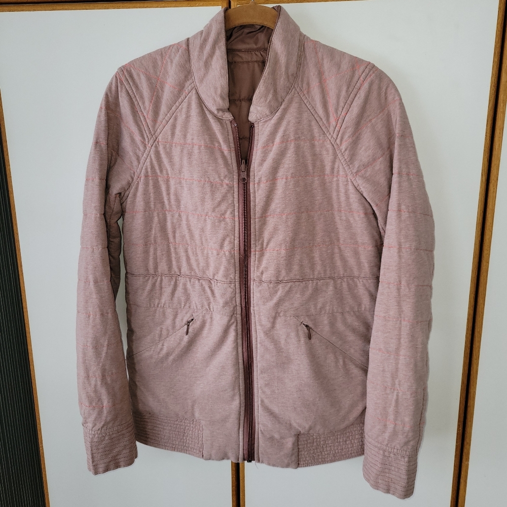 Lululemon Bomb Bomber Jacket 4 Reversible Quilted